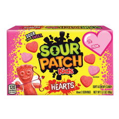 SOUR PATCH KIDS HEARTS 3.1 OZ THEATER BOX