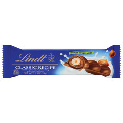 LINDT STICK CLASSIC RECIPE WHOLE HAZELNUT 1.2 OZ