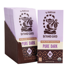 MADECASSE BEYOND GOOD 80% DARK CHOCOLATE 2.64 OZ BAR