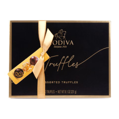 GODIVA 12 PC SIGNATURE TRUFFLES 8.1 OZ BOX