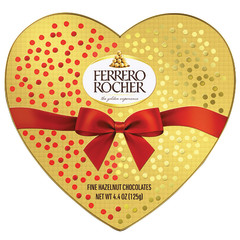 FERRERO ROCHER VALENTINE HEART 10 PC 4.4 OZ BOX