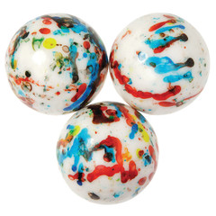 CLEVER CANDY JAWBREAKER PSYCHEDELIC WITH CANDY CENTER 2.25 INCHES