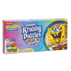 GUMMY KRABBY PATTIES COLORS 2.5 OZ THEATER BOX