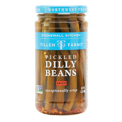 TILLEN FARMS HOT AND SPICY BEANS 12 OZ JAR