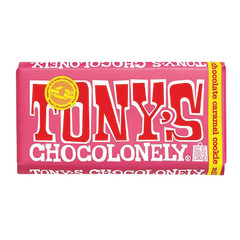 TONY'S CHOCOLONELY MILK CARAMEL COOKIE 6.35 OZ LARGE BAR