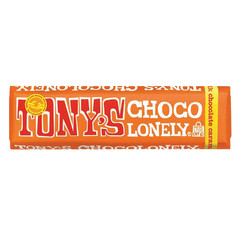TONY'S CHOCOLONELY 32% MILK CHOCOLATE CARAMEL & SEA SALT 1.7 OZ SMALL BAR