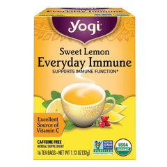 YOGI TEA SWEET LEMON EVERYDAY IMMUNE 16 COUNT BOX