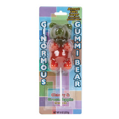 GINORMOUS GUMMI BEAR 8 OZ POP