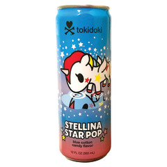 TOKIDOKI STELLINA STAR POP COTTON CANDY 12 OZ CAN