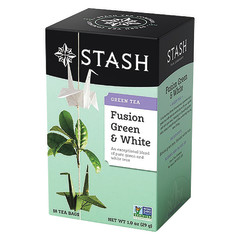 STASH FUSION GREEN AND WHITE TEA 18 CT BOX