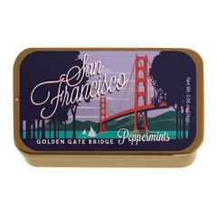 AMUSEMINTS GOLDEN GATE BRIDGE MINT TIN *SF DC ONLY*