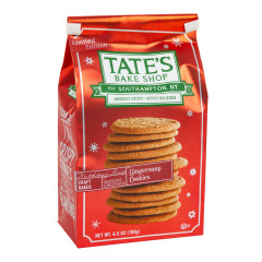 TATE'S HOLIDAY GINGERSNAPS 7 OZ