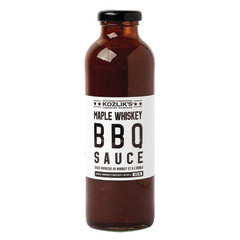 KOZLIK'S MAPLE WHISKEY BBQ SAUCE 15.9 OZ BOTTLE