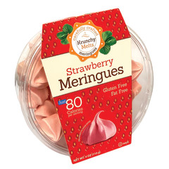 KRUNCHY MELTS STRAWBERRY MERINGUES 4 OZ TUB