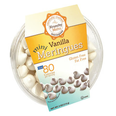 KRUNCHY MELTS MINI VANILLA MERINGUES 4 OZ TUB