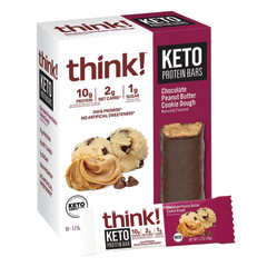 THINK! KETO PROTEIN CHOCOLATE PEANUT BUTTER COOKIE DOUGH 1.2 OZ BOX