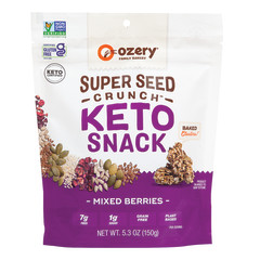 OZERY MIXED BERRIES SUPERSEED CRUNCH KETO SNACK 5.3 OZ POUCH