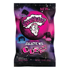 WARHEADS GALACTIC CUBES 7.25 OZ BAG