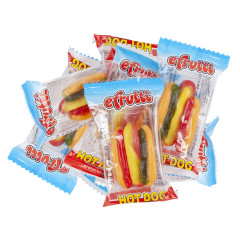 EFRUTTI GUMMI MINI BULK HOT DOGS 0.32 OZ