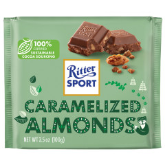 RITTER BAR CARAMELIZED ALMONDS WINTER EDITION 3.5 OZ