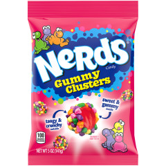 NERDS CLUSTERS 5 OZ PEG BAG