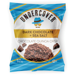 UNDERCOVER DARK CHOCOLATE & SEA SALT MINI QUINOA CRISPS 0.25 OZ BAG