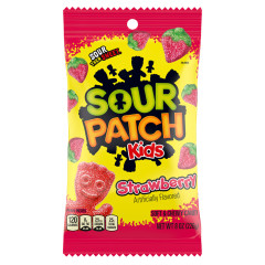 SOUR PATCH KIDS STRAWBERRY 8 OZ PEG BAG