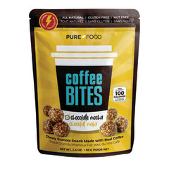 PURE FOOD MOCHA GRANOLA COFFEE BITES 2.4 OZ POUCH