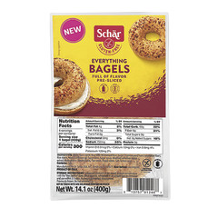 SCHAR GLUTEN FREE EVERYTHING BAGELS 14.1 OZ