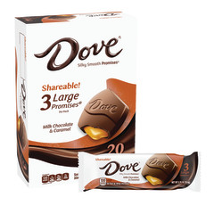 DOVE MILK CHOCOLATE CARAMEL PROMISES 2.75 OZ BOX