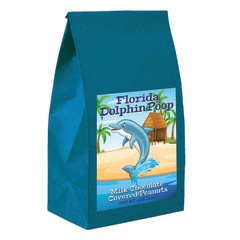 AMUSEMINTS FLORIDA DOLPHIN POOP MILK CHOCOLATE COVERED PEANUTS 4 OZ BAG *FL DC ONLY*
