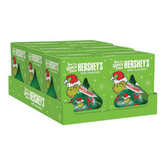 HERSHEY'S KISSES SOLID MILK CHOCOLATE WITH GRINCH FOIL 1.45 OZ