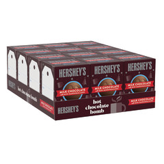 HERSHEY'S MILK CHOCOLATE MARSHMALLOW HOT CHOCOLATE BOMB 1.25 OZ BOX