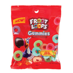 FROOT LOOPS GUMMIES 4 OZ PEG BAG