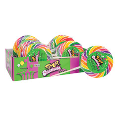 CARNIVAL POPS SOUR LOLLIPOPS 4.25 OZ