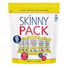 SKINNYPOP SKINNY PACK WHITE CHEDDAR POPCORN 6 PACK