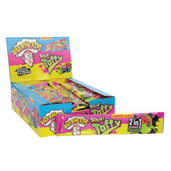 WARHEADS SOUR TAFFY 2 IN 1 TAFFY CHEWY BAR 1.49 OZ