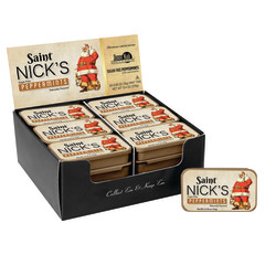 AMUSEMINTS ST. NICK'S PEPPERMINTS 0.56 OZ TIN