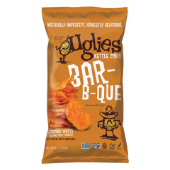 UGLIES BAR-B-QUE KETTLE POTATO CHIPS 6 OZ BAG