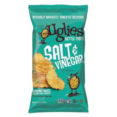 UGLIES SALT & VINEGAR KETTLE POTATO CHIPS 6 OZ BAG