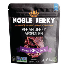 NOBLE JERKY VEGAN JERKY SWEET BBQ DOUX 2.47 OZ POUCH