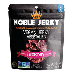 NOBLE JERKY VEGAN JERKY STICKY HICKORY COLLANT 2.47 OZ POUCH