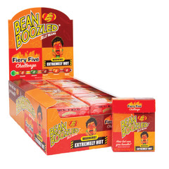 JELLY BELLY BEAN BOOZLED FIERY FIVE 1.6 OZ FLIP BOX