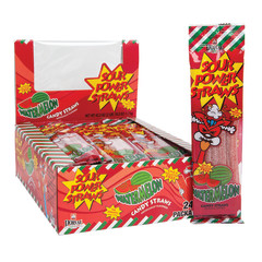 SOUR POWER STRAWS WATERMELON 1.75 OZ