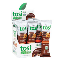 TOSI PEANUT DARK CHOCOLATE SUPERBITES SNACK BAR 1 OZ BAG