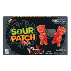 SOUR PATCH KIDS BLACK HEARTS 3.1 OZ THEATER BOX