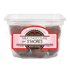 NANCY ADAMS MILK  CHOCOLATE MINI SMORES 5.3 OZ TUB