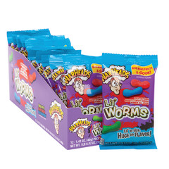WARHEADS LIL' WORMS 1.41 OZ BAG