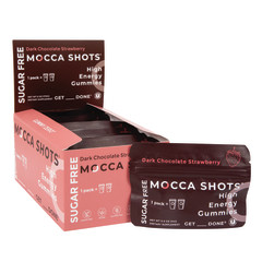 MOCCA SHOTS GUMMIES DARK CHOCOLATE STRAWBERRY 0.5 OZ