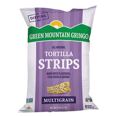 GREEN MOUNTAIN GRINGO MULTIGRAIN STRIPS 8 OZ POUCH